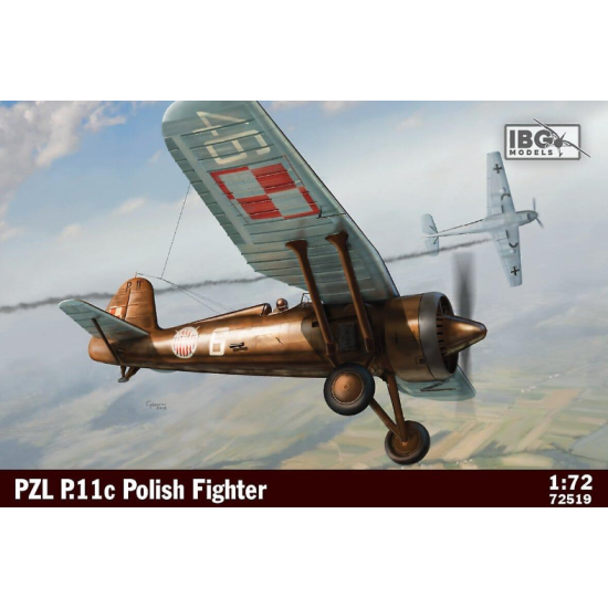 IBG 72519, PZL P.11c Polish Fighter, skala 1/72